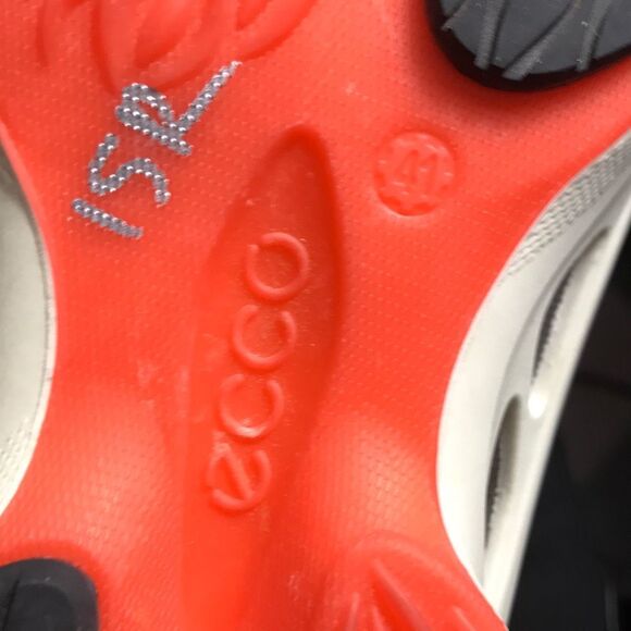 Ecco Biom Performance Comfort Athletic Shoes Blue/Orange EU 41 Men’s Size 7.5 - Picture 11 of 12